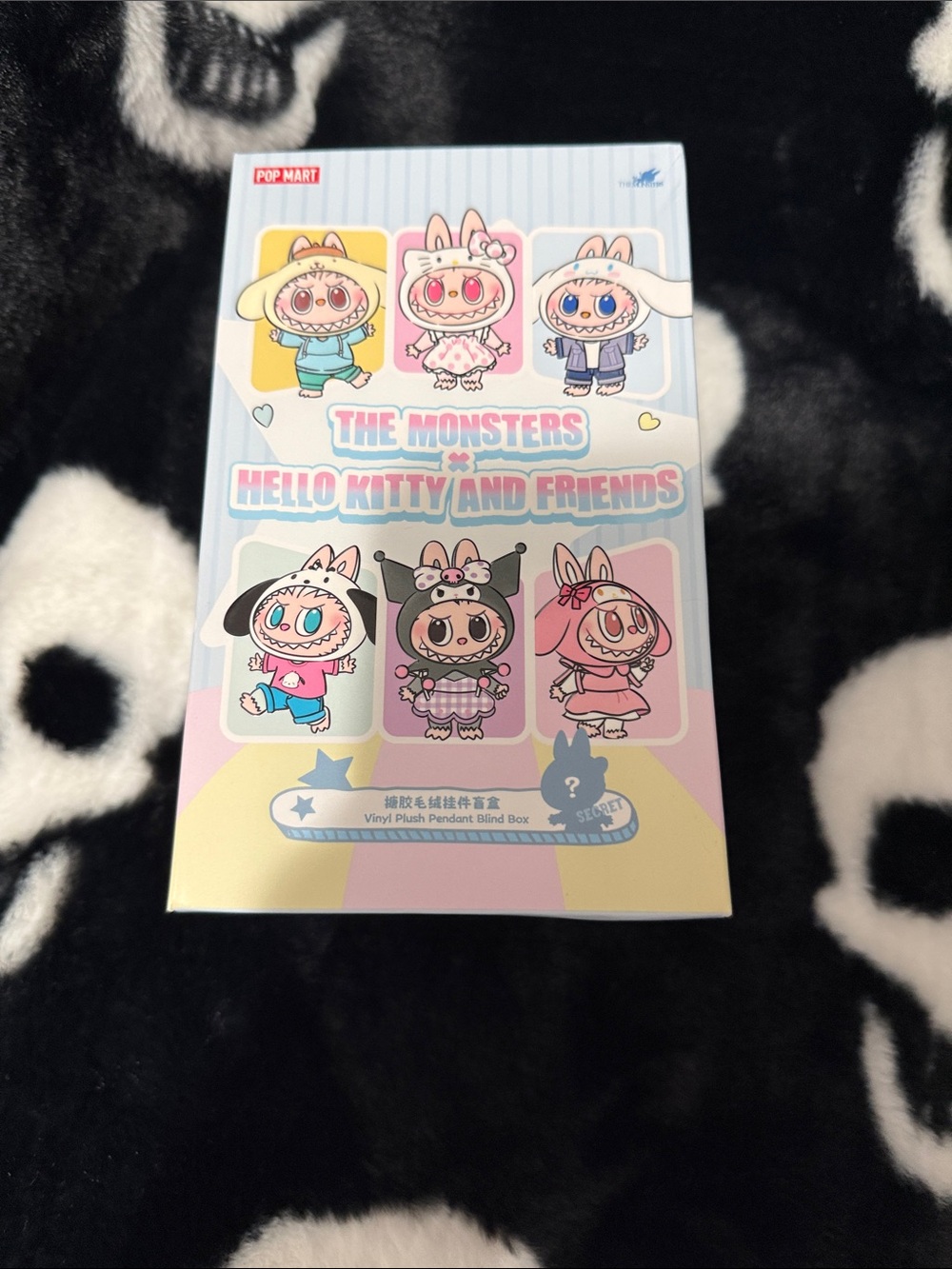 Hello Kitty / The Monsters Vinyl Plush pendant